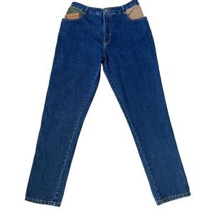 GAZOZ Vintage 1980s Multipocket Patched Style Design Jeans. Size 15-16